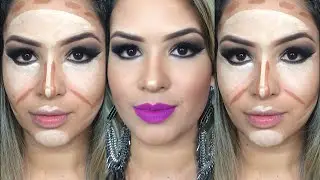 Preparação de pele para Festas - Contorno e Iluminação
