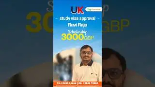 UK Visa Approved | JNTUK Student Joins masters at Edinburgh Napier Univ with Scholarship &pound;3000GBP