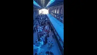 Pakrail branch line | EID DAY HEAVY RUSH AT LAHORE JUNCTION RAILWAY STATION |#shorts