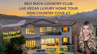 Tour this Red Rock Country Club Luxury Home! 2006 Country Cove CT. Listed at $2,800,000!