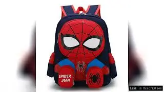 Spiderman Backpacks Super Heroes Student School Bag Cartoon 3d Stereo Kindergarten Backpack Children