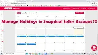 Manage Holidays in Snapdeal Seller Account !!!