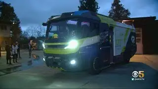World's First All-Electric Fire Engine Unveiled By Menlo Park Fire District
