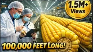 How Corn Is Processed in Mega Factory 🌽🤖 | From Farm to Market #/FarmerFactory1