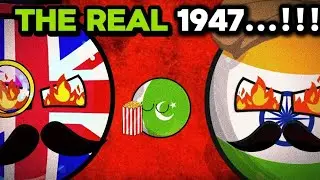 EPIC Story Of 1947 in Countryballs...!!! 😂😅💀 [HINDI❤️] #countryballs