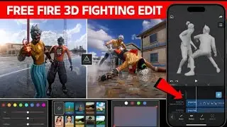 Free Fire 3D Fighting Reels Editing Tutorial | Free Fire 3D Animation Edit | FF Reels #freefire 