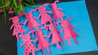 Простые идеи для поделок из бумаги своими руками: Танцовщицы - поделки из бумаги