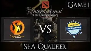 Dota 2 The International 2015 Signature Trust vs CsW