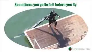 Watermelon Studio Quote - Sometime you gotta fall, before you fly
