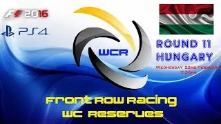 Front Row Racing WCR Round 11 Hungary F1 2016