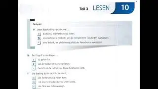B2 Lesen | Goethe Zertifikat | Modelltest 10 Teil 3 mit Lösungen | Projekt NEU | Deutsch lernen
