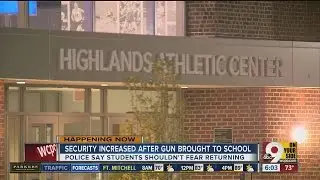 Security increased after gun brought to Highland High School