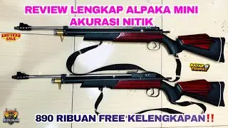 REVIEW LENGKAP PCP ALPAKA MINI🛑HARGA 800 an BONUS KELENGKAPAN FREE AKURASI‼️