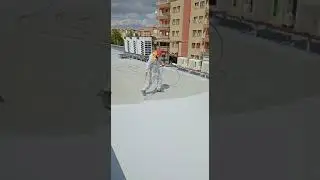Teraslarda Sprey Polyurea ile Su Yalitim ve Uv dayanimli koruma boyası ile boyanmasi 0533 626 59 79