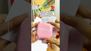 BEDAK PADAT GLAD2GLOW PERFECT BLURRING POWDER FOUNDATION #glad2glow #bedakviral