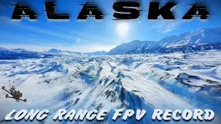 CRAGLORD: Full Flight Glacier Cruising | Relaxing Cinematic FPV #fpv #alaska #drone