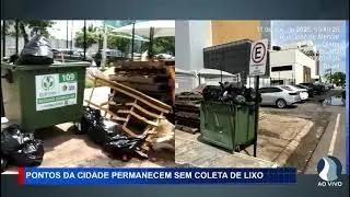 Crise do lixo: Equipe da REMA TV mostra acúmulo de lixo em frente à prédios dos poderes 