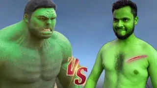 I Became Hulk to Smash Demon Monkey! Hollywood Hulk Transformation In Real Life #hulk #templerun 