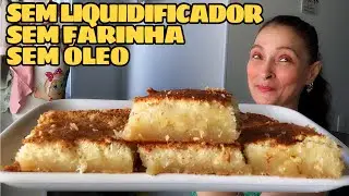 SÓ MISTURAR! BOLO COCADA MOLHADINHO, SEM ÓLEO, SEM FARINHA, SEM LIQUIDIFICADOR