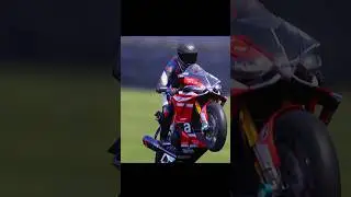 Aprilia RSV5 Factory E5 World&rsquo;s fastest bike superfast rider stunt #shorts