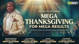 SUNDAY SERVICE || GOSPEL TEMPLE ASSEMBLIES OF GOD, NORTHAMPTON - 28/12/2025