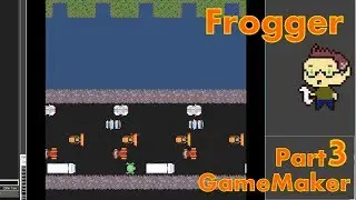 Retro Remake Frogger - GameMaker Studio - Cars