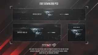 Houssem Designer | How To Make Logo Faze 3d Template Banner, Header, Avatar, Free Download