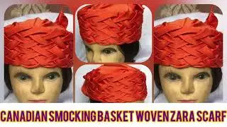 CANADIAN SMOCKING BASKETWOVEN ZARA SCARF @Portionevents #viralvideo #zaracap