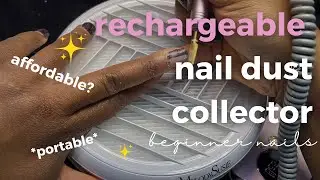 portable rechargeable nail dust collector *review* | melodysusie