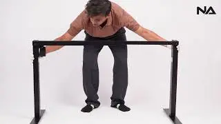 NeuArc Velocity 120cm Standing Desk Assembly | 5 Year Warranty | 3 Memory Presets | 70-114cm