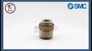SMC KQ2H10‑04NS One-Touch Male Connector | 10 mm Tube &times; R1/2 Thread Push-In