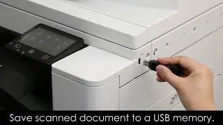 How to Scan to USB Memory for iR C3020