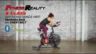 2226 - Fitness Reality X-Class Air Resistence HIIT Training Bike with Chest Belt