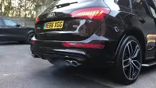 Audi Sq5 plus 2016 start up and rev dynamic mode