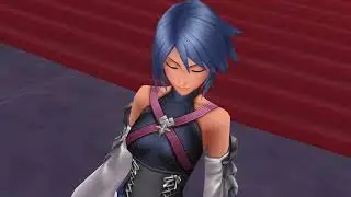 Kingdom Hearts Birth By Sleep Final Mix (PS4) Story Scene #186 - Aqua comes across Terra