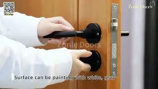 ZonleDoors Internal Solid Wooden Oak Door 40mm door leaf with SS hinges and locks