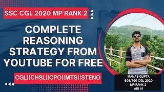 Complete free REASONING strategy, read it all for free from YouTube #reasoning #strategy #cgl #chsl