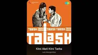Kitni Akeli Kitni Tanha: Lata Mangeshkar: Talash: Hq Audio Old Hindi Flac Song