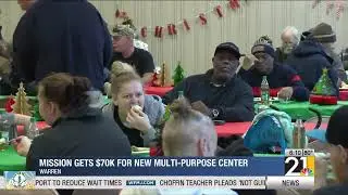 Warren Family Mission to receive $70,000 for new multi-purpose center