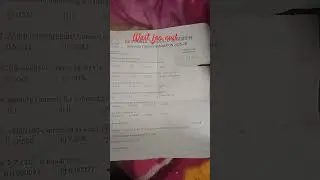 ccl dav class 7 subject math pre mid term examination question paper 📜#ytshorts#song#treading#