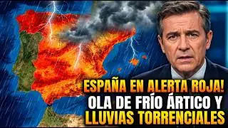 ⚠️ ¿ESTAMOS PREPARADOS? La OLA DE FRÍO ÁRTICO y DANA que congelarán España esta semana ❄️⛈️