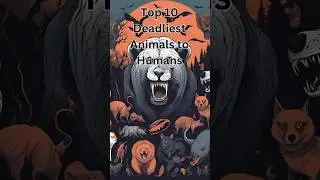Top 10 deadliest animals to humans!