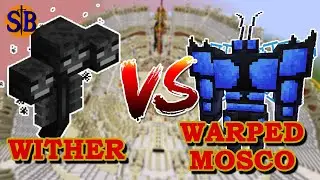WITHER VS WARPED MOSCO | Minecraft mobs battle