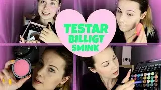 TESTAR BILLIGT SMINK - Collab med Matilda Simonsson