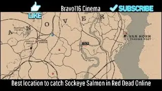 Best location to catch Sockeye Salmon in Red Dead Online