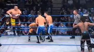 Impact Wrestling 13 2 2014   Samoa Joe & Wolves vs Zema Ion & BroMans