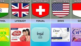 Soap brand From Different Countries |#funhubcomparison