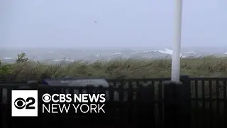 Nor'easter update: Checking on conditions in Islip, New York