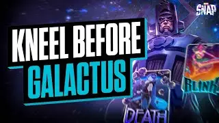 This Galactus Deck is AWESOME! Takes Cubes EASY! - Breakdown & Gameplay - Marvel Snap