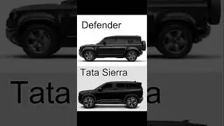 Tata Sierra Vs Defender #newtatasierra2025#tatasierra2025#defender#newcar#trendingcar#tatasierra